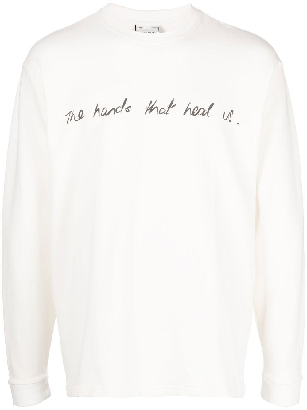 Slogan-Print Cotton Sweatshirt