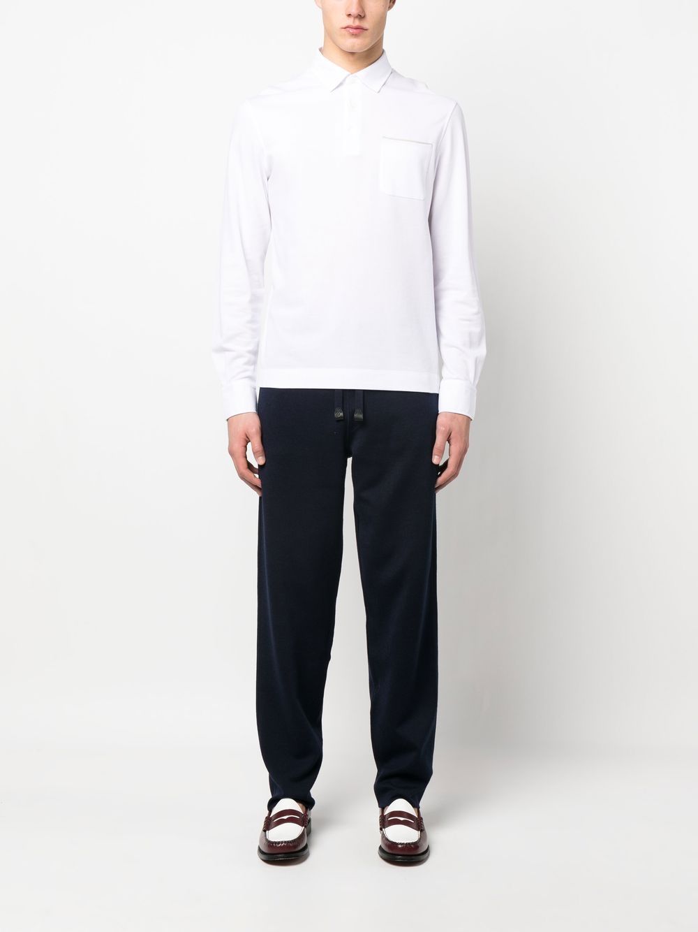 Drawstring-Fastening Track Pants