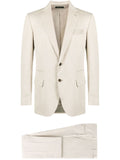 Single-Breasted Cotton-Cashmere Suit