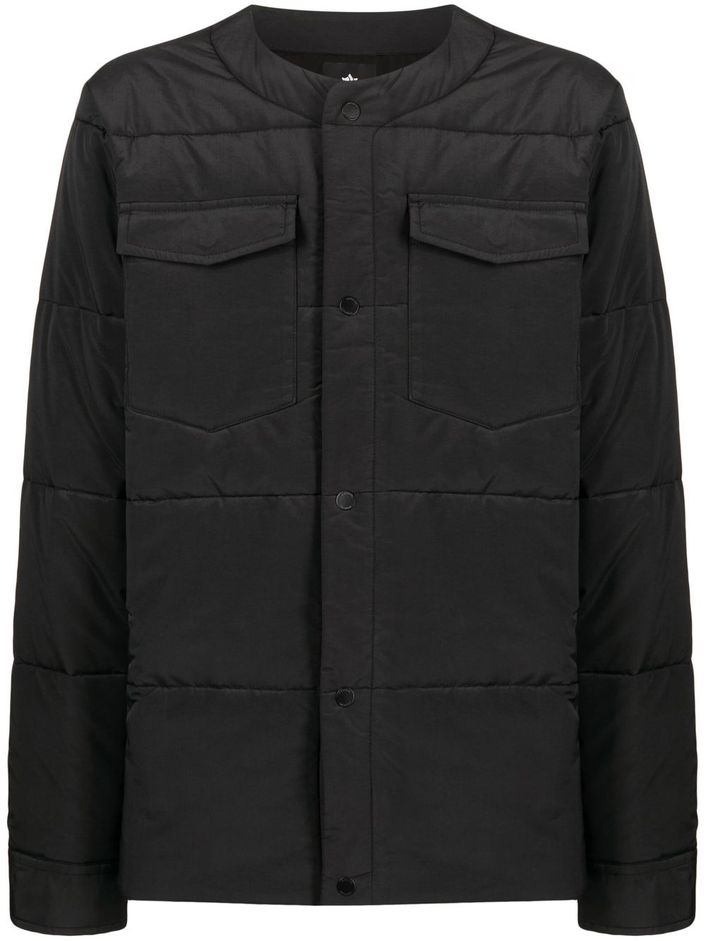 Collarless Padded Jacket