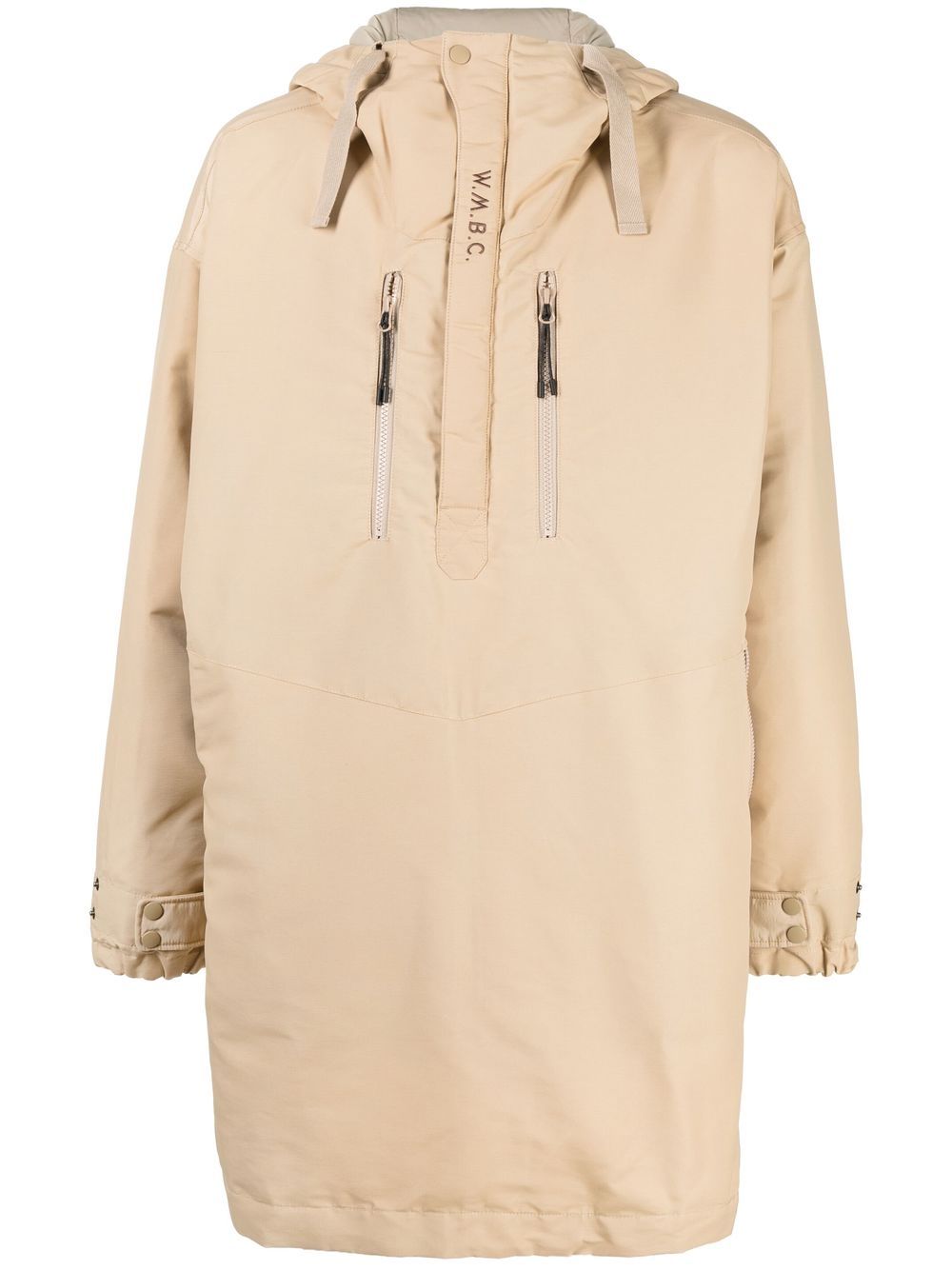 Half Zip-Up Padded Coat