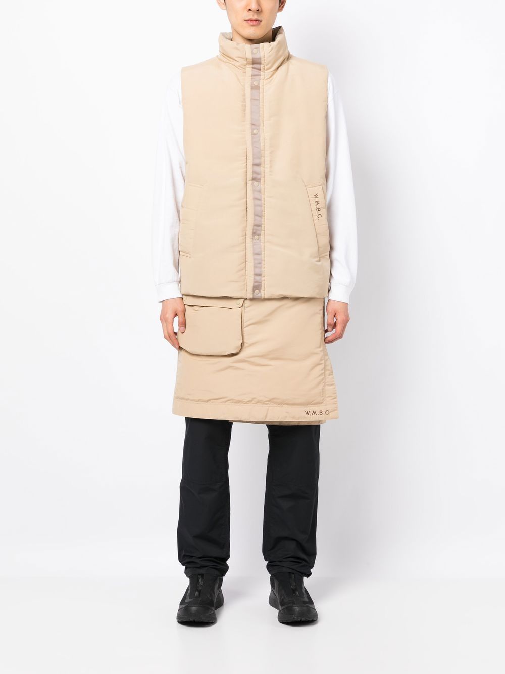 High-Neck Reversible Gilet