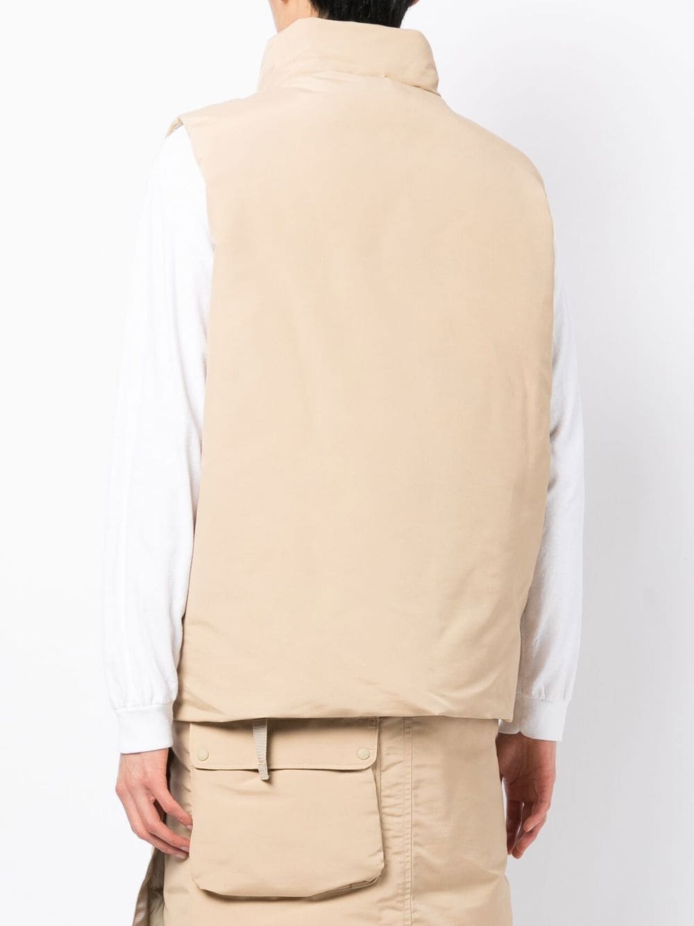 High-Neck Reversible Gilet