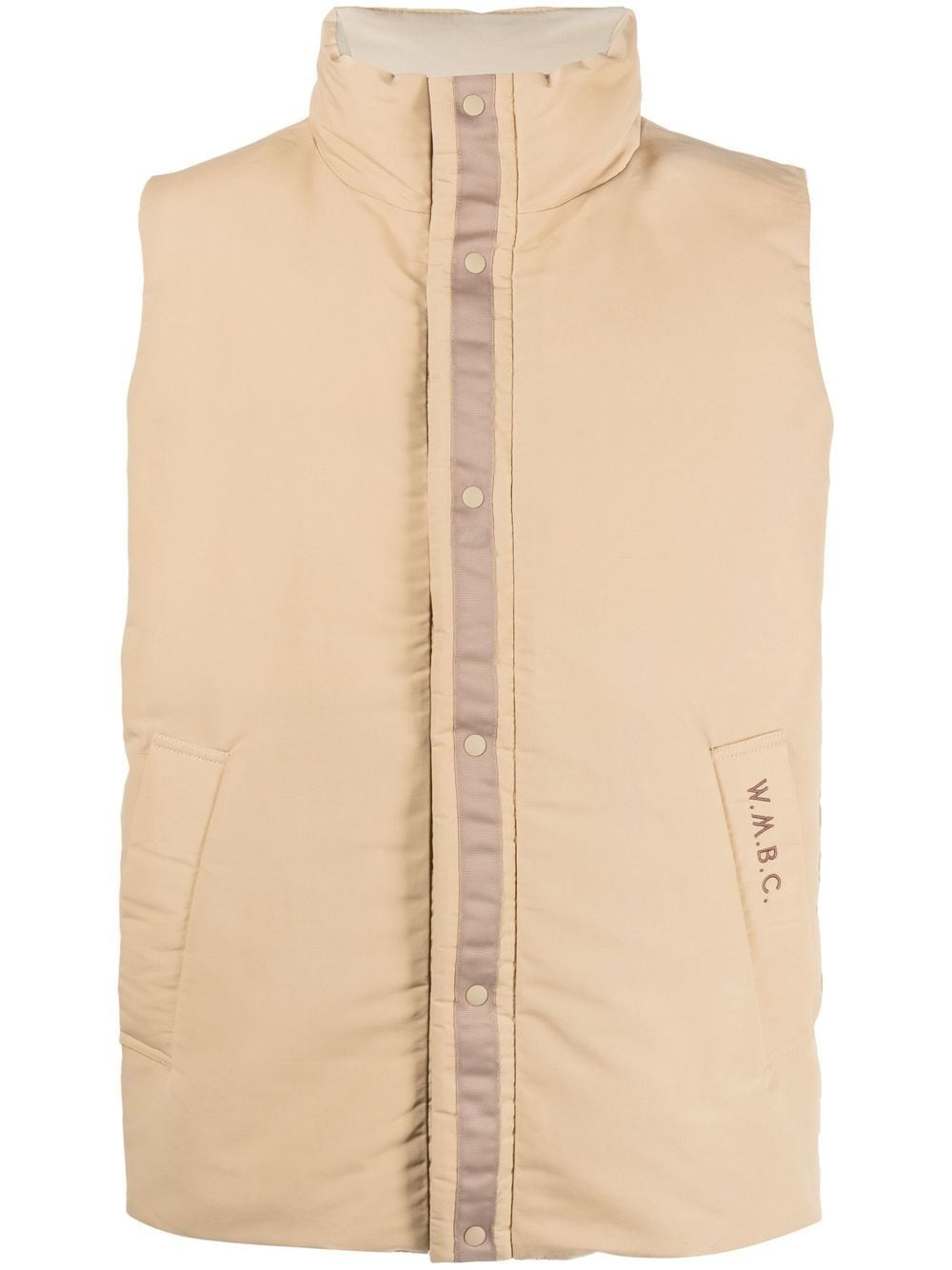 High-Neck Reversible Gilet