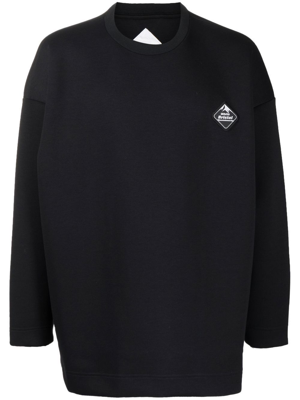 Patch-Detail Crew-Neck Sweatshirt