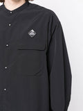 Patch-Detail Button-Up Shirt