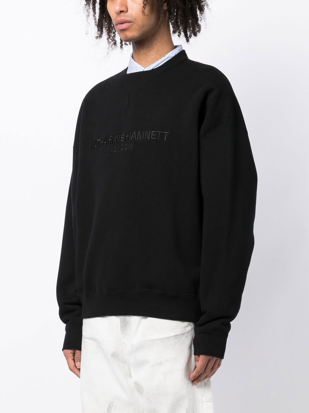 Embroidered-Logo Cotton Sweatshirt