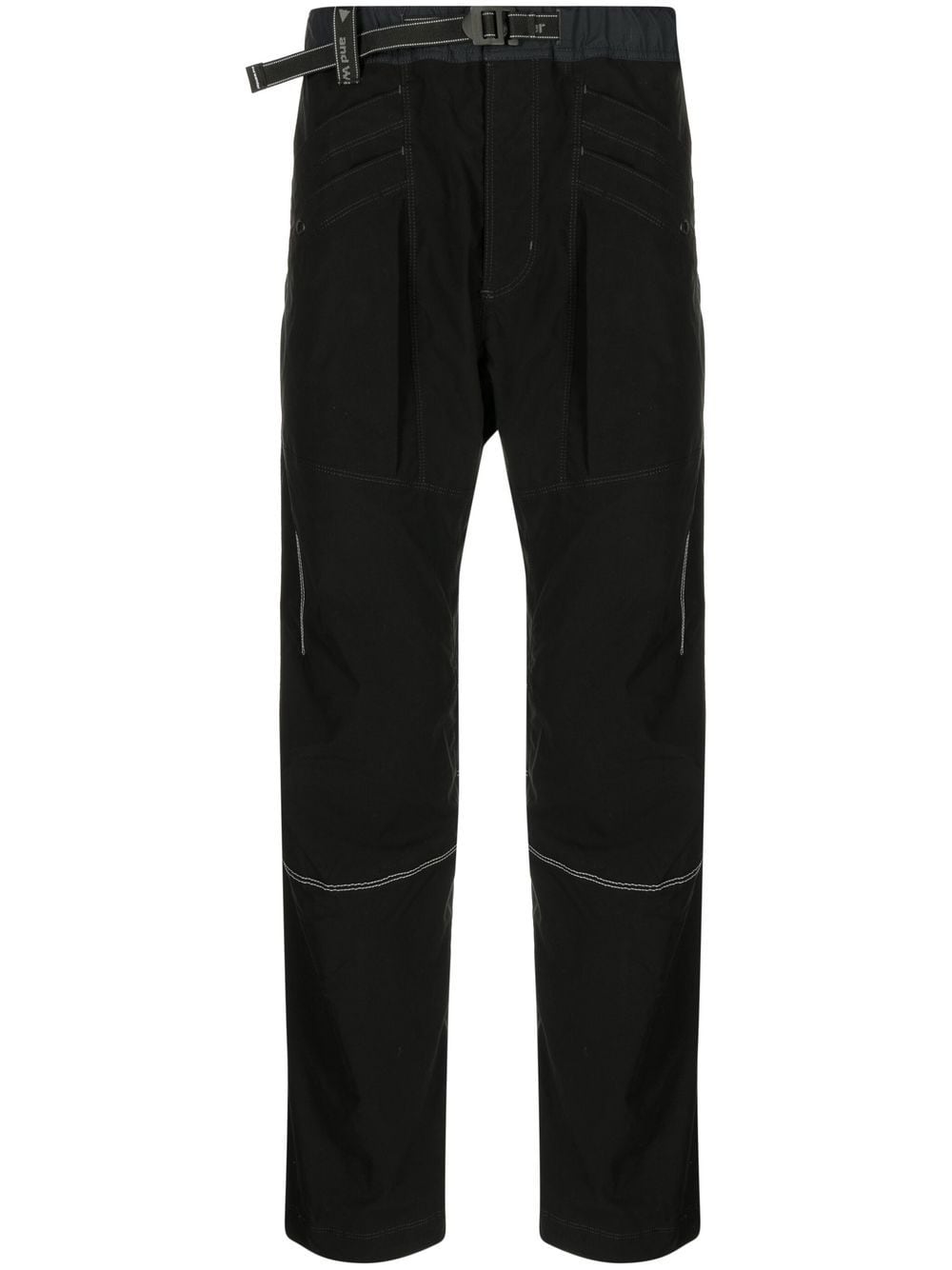 Straight Leg Trousers Black