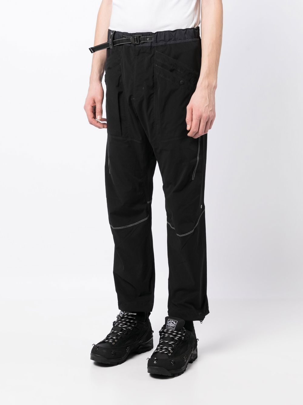 Straight Leg Trousers Black