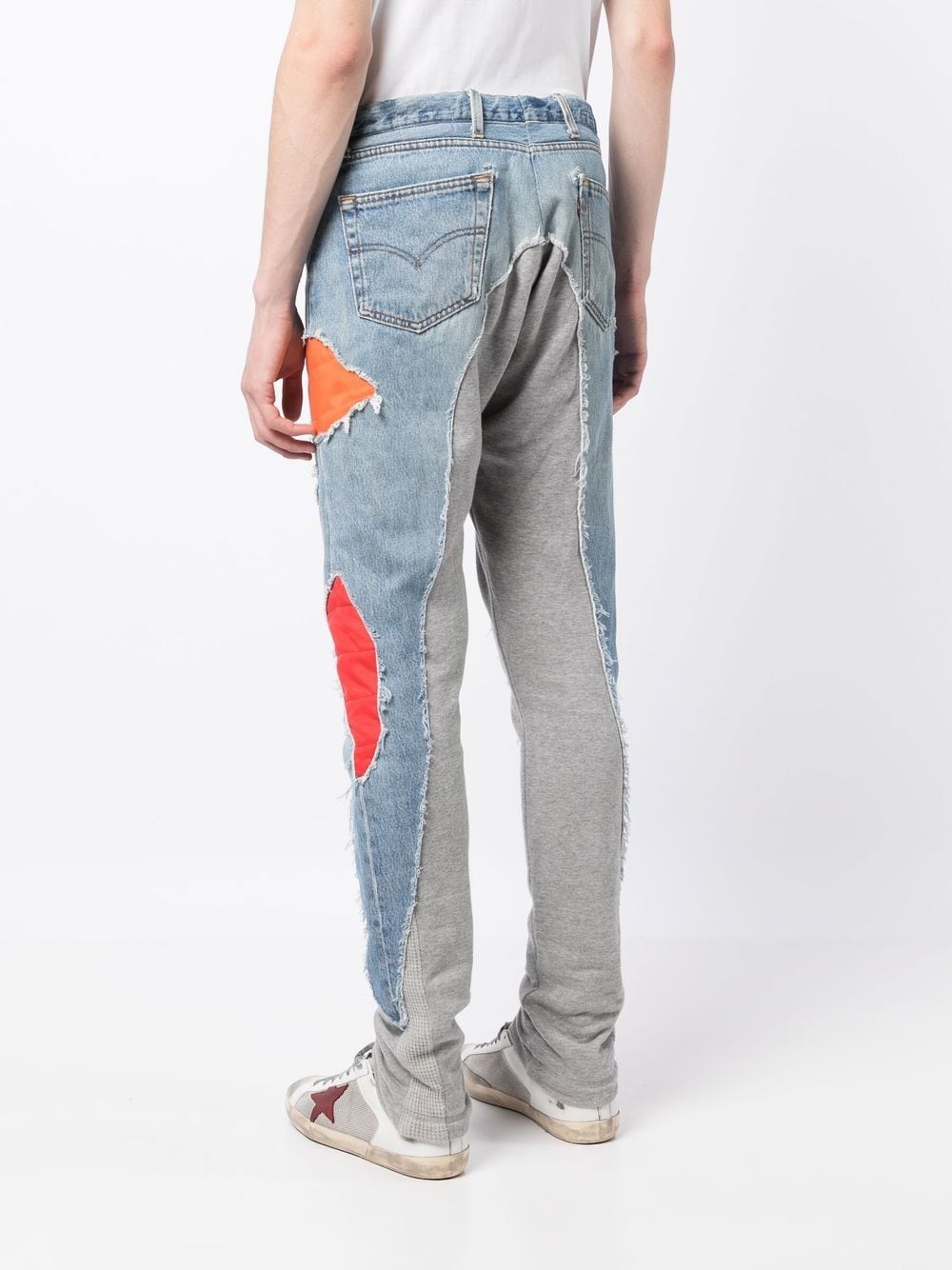 Denim Patchwork Joggers