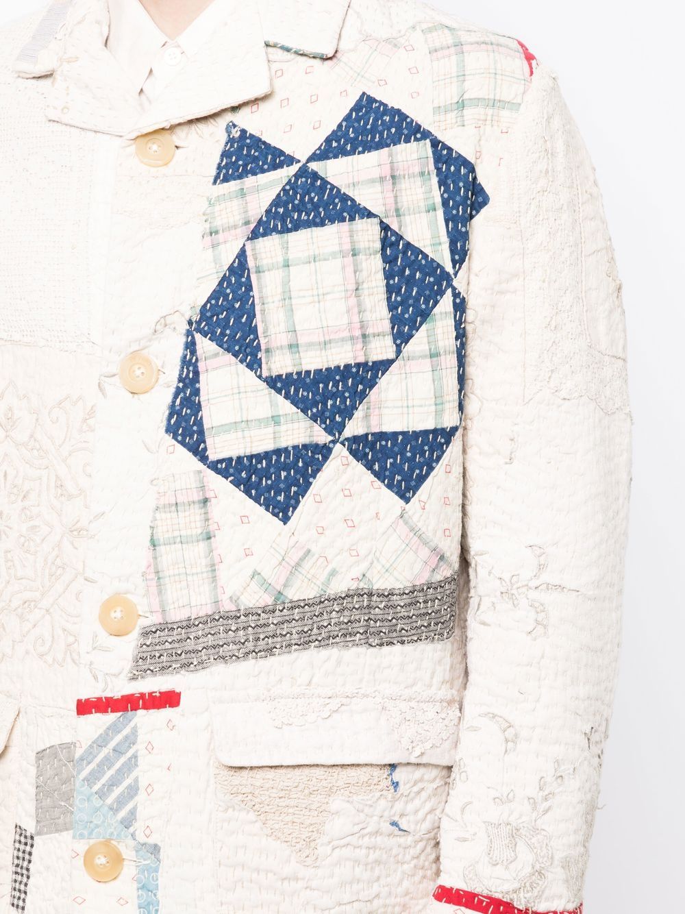 Patchwork-Design Jacket