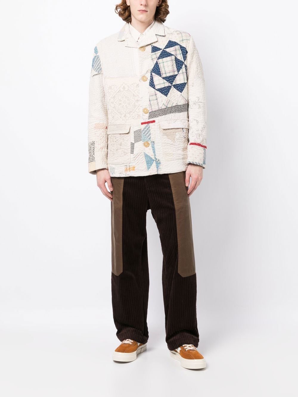 Patchwork-Design Jacket