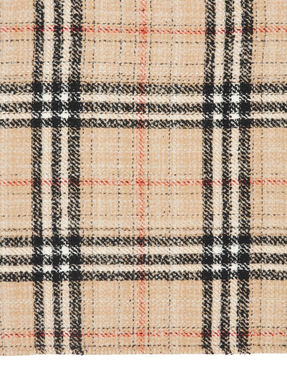 Checked Cashmere-Silk Blend Tweed Blanket