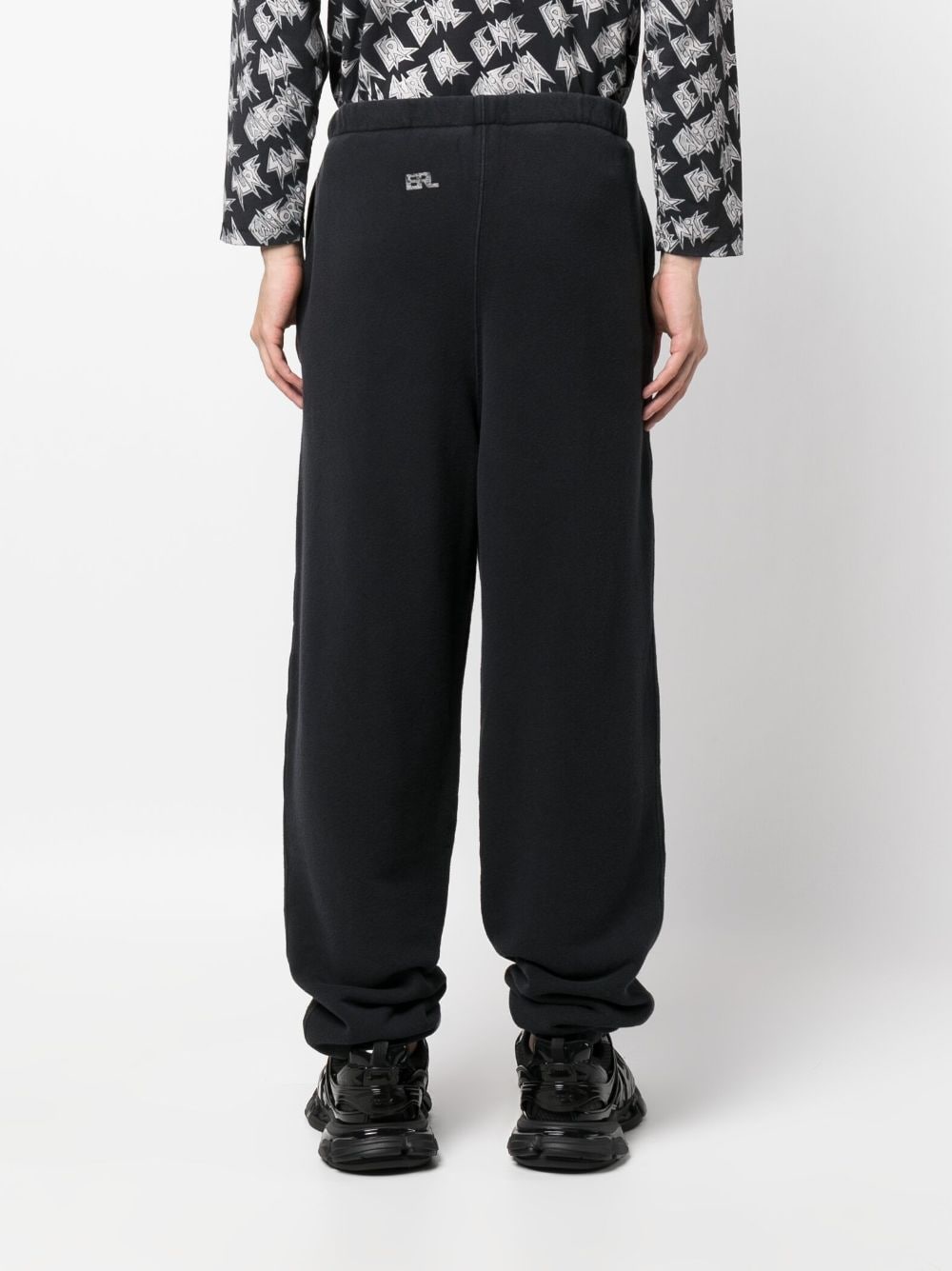 Jersey-Fleece Cotton Track Pants