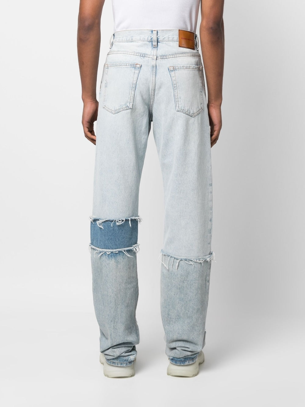 Multi-Panel Denim Jeans