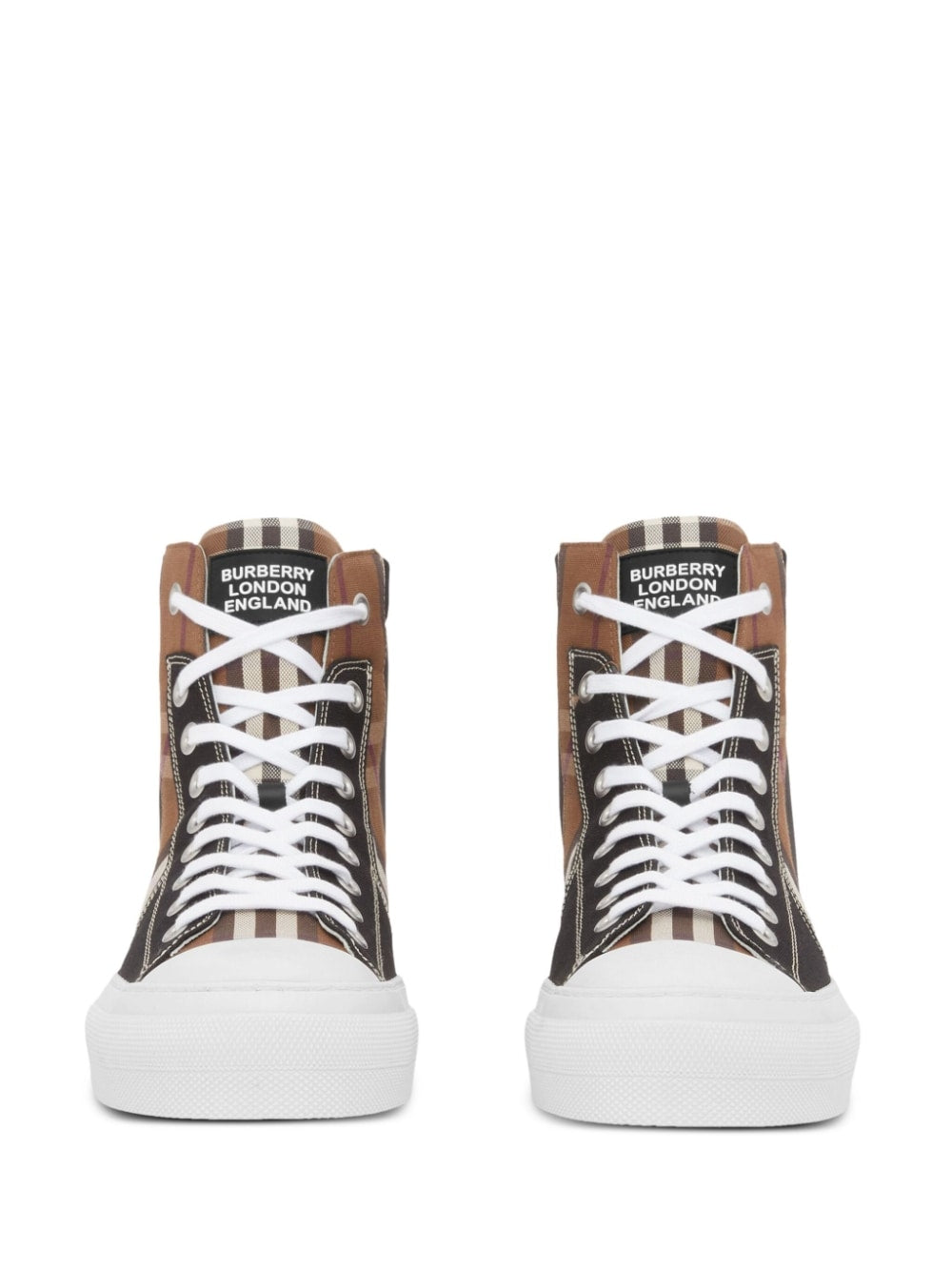 Vintage Check Lace-Up Sneakers