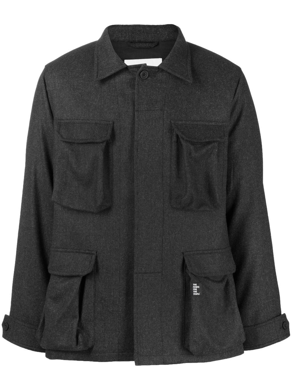 Long-Sleeve Cargo Jacket