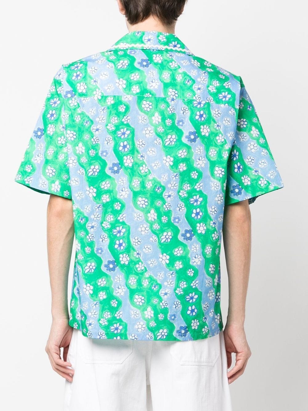 Floral-Print Short-Sleeved Shirt