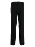 Zip-Detail Tailored Trousers