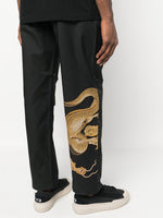 Dragon Embroidered Snopants Trousers