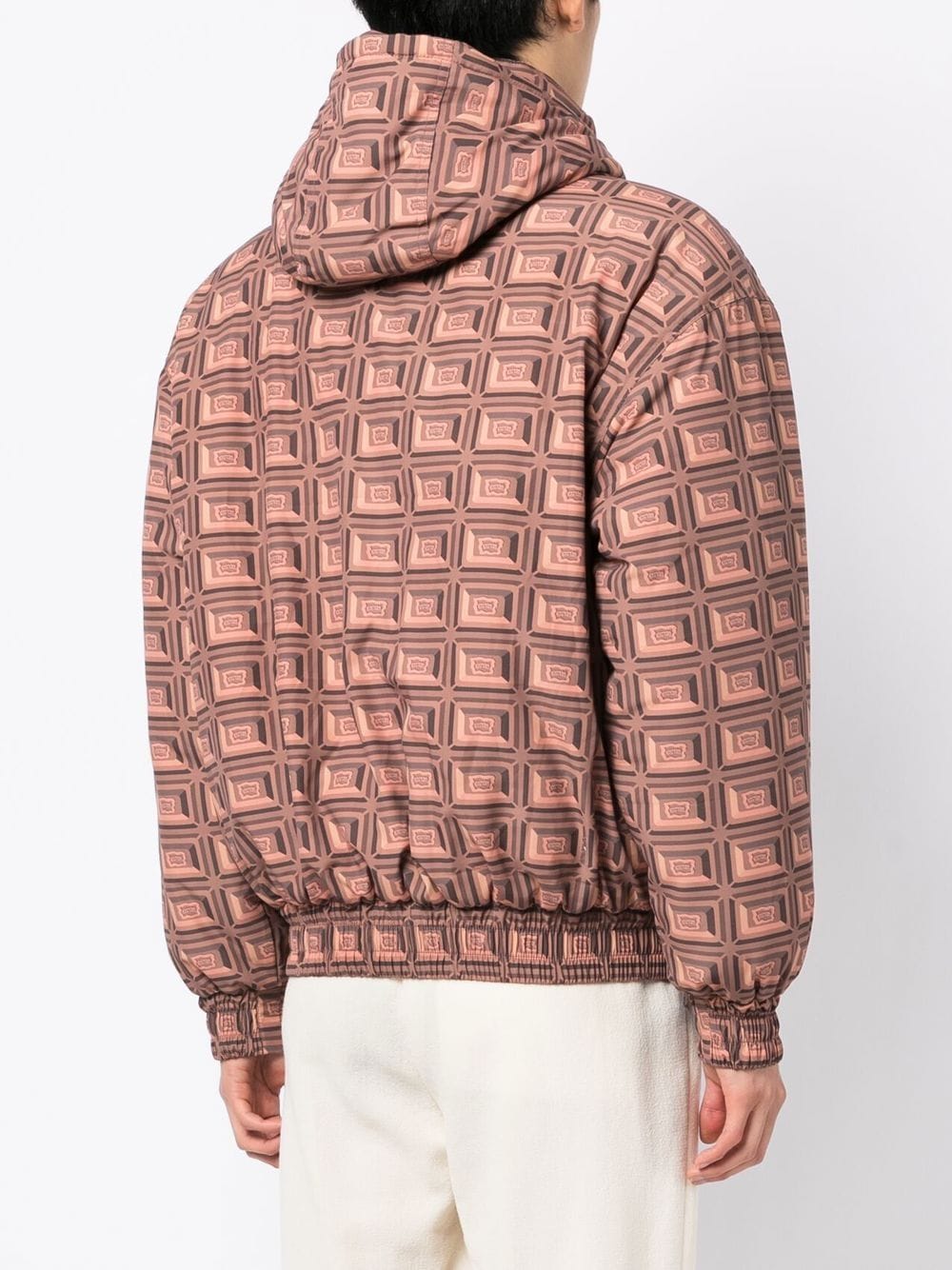 Graphic-Print Padded Jacket