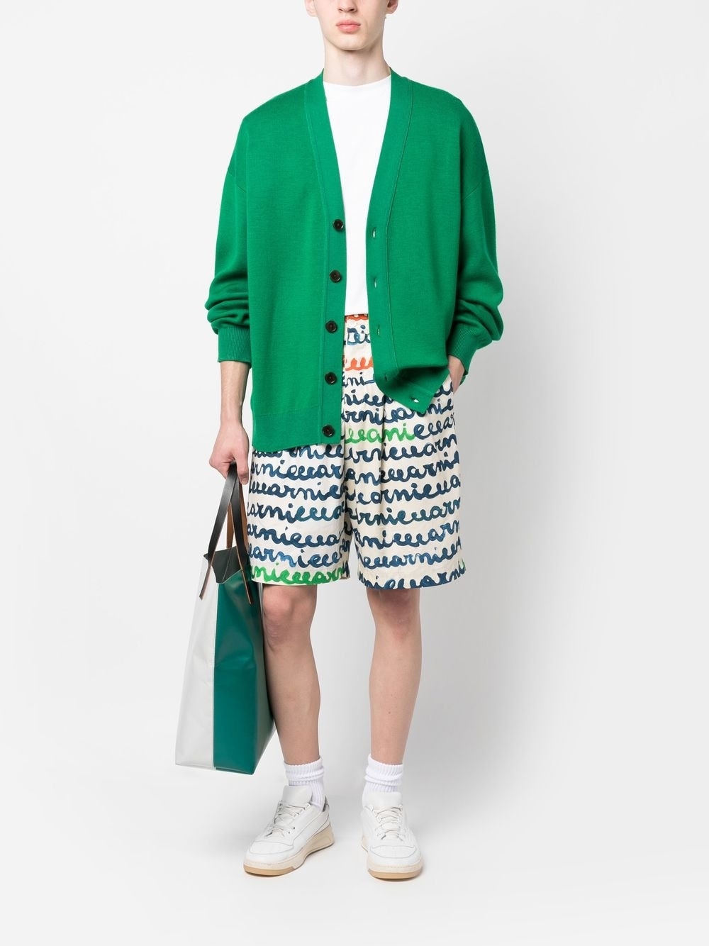 Logo-Print Bermuda Shorts