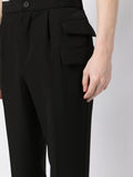 Tapered Flap-Pocket Trousers
