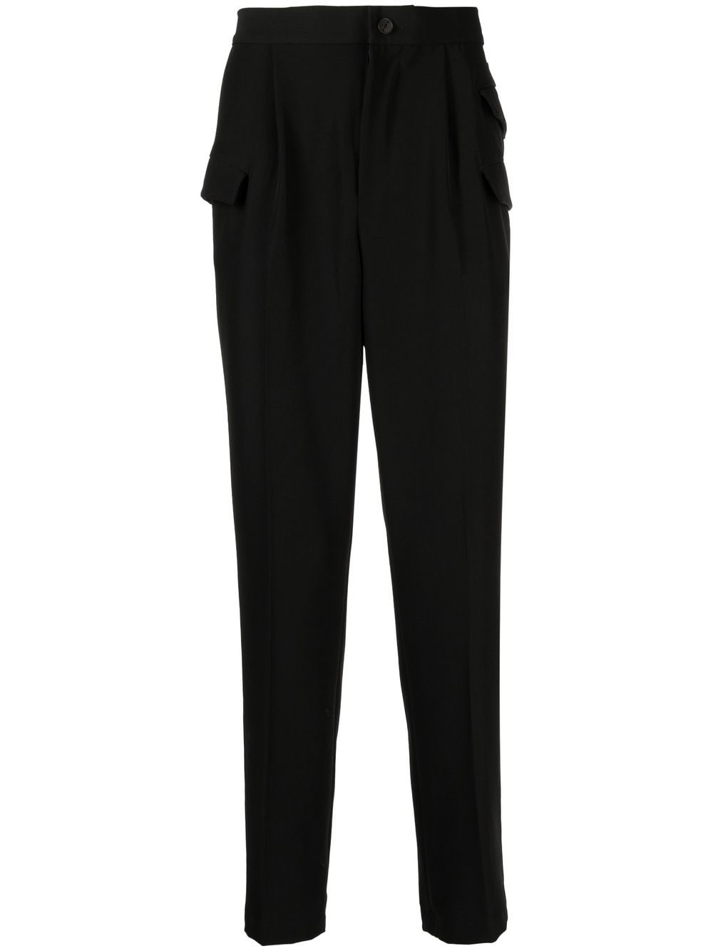 Tapered Flap-Pocket Trousers