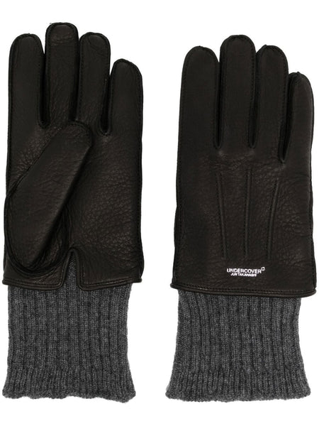 Leather And Wool Gloves
