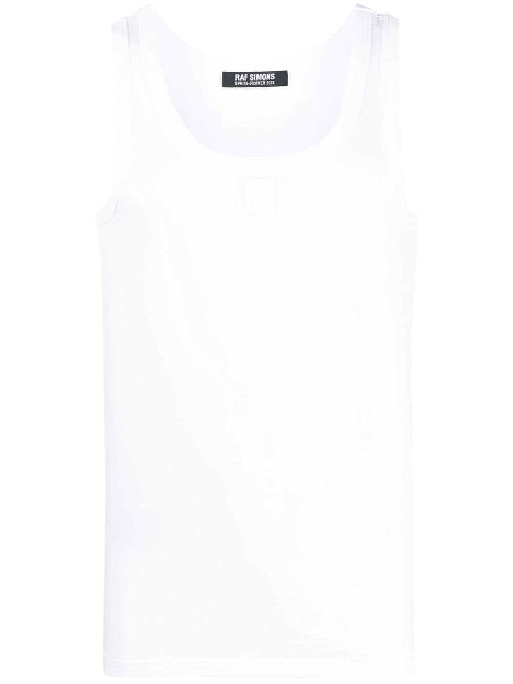 Logo-Patch Cotton Tank Top