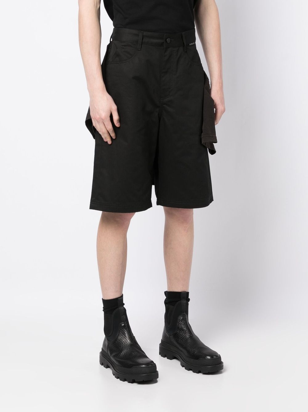 Five-Pocket Cotton Bermuda Shorts