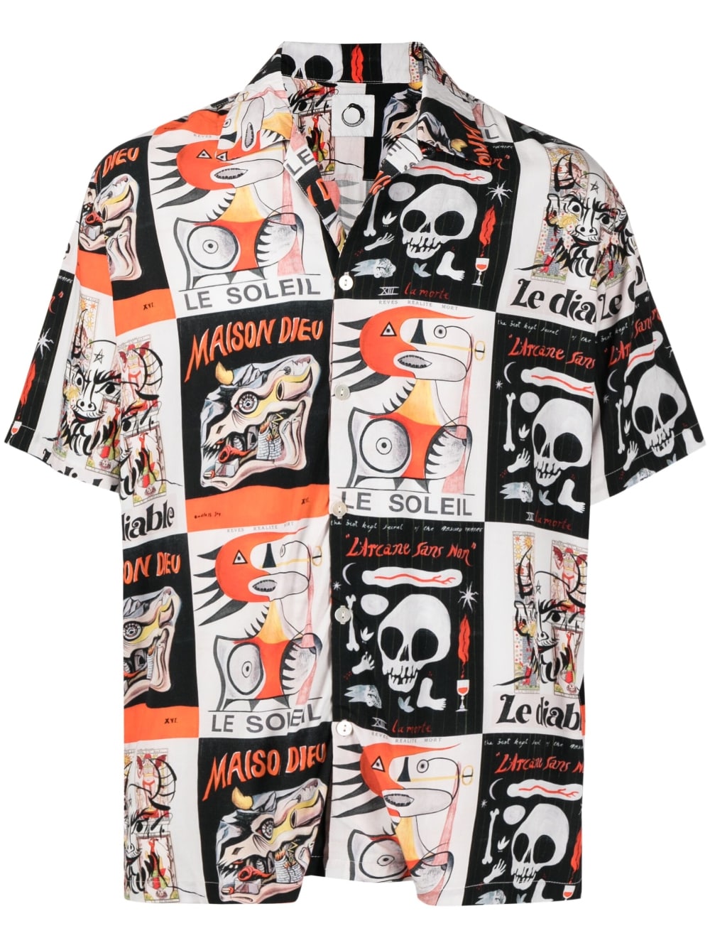 Graphic-Print Short-Sleeve Shirt