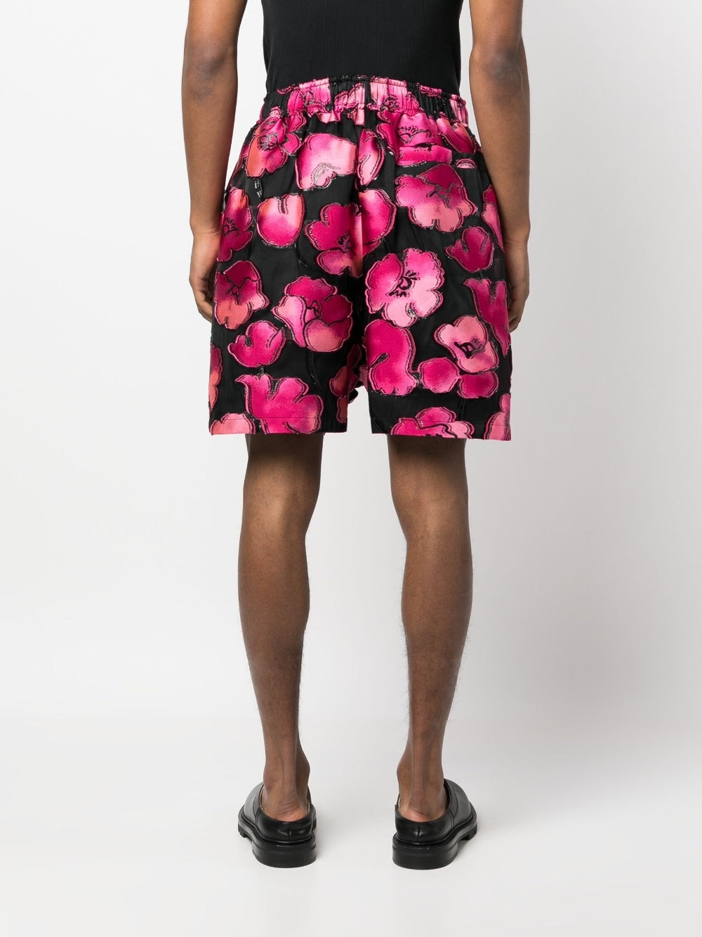 Floral-Print Drawstring Shorts