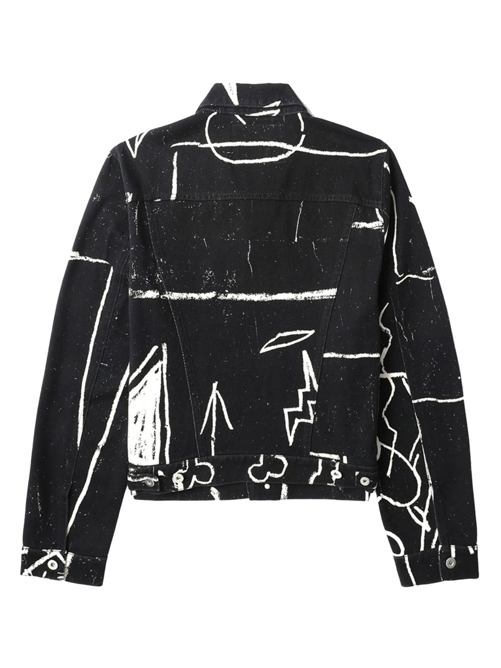 Graphic-Print Cotton Jacket