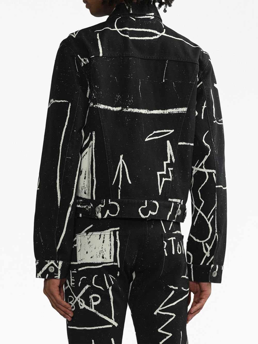 Graphic-Print Cotton Jacket