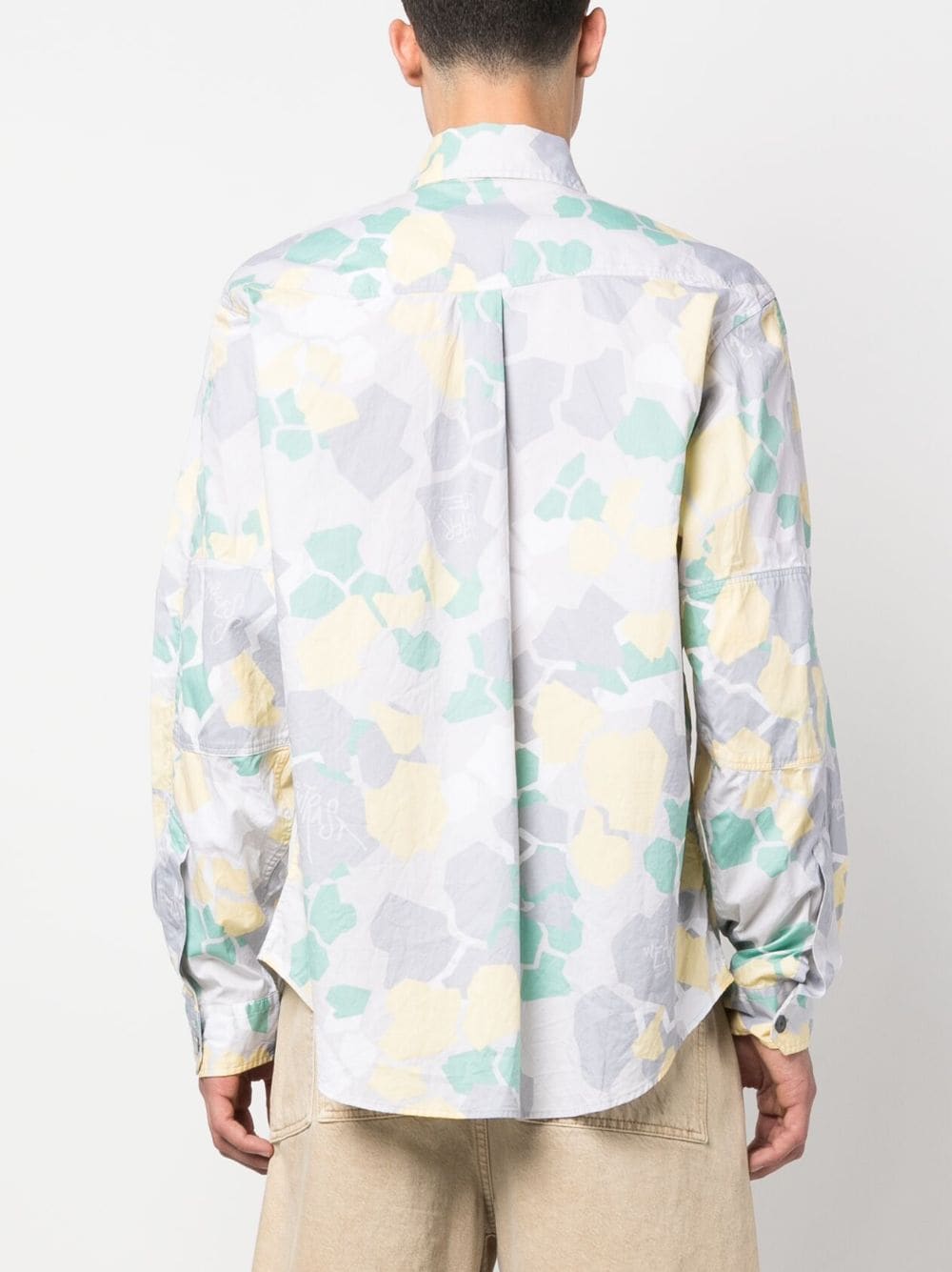 Graphic-Print Long-Sleeved Shirt