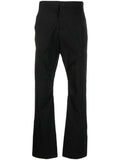 Zip-Details Flared Trousers