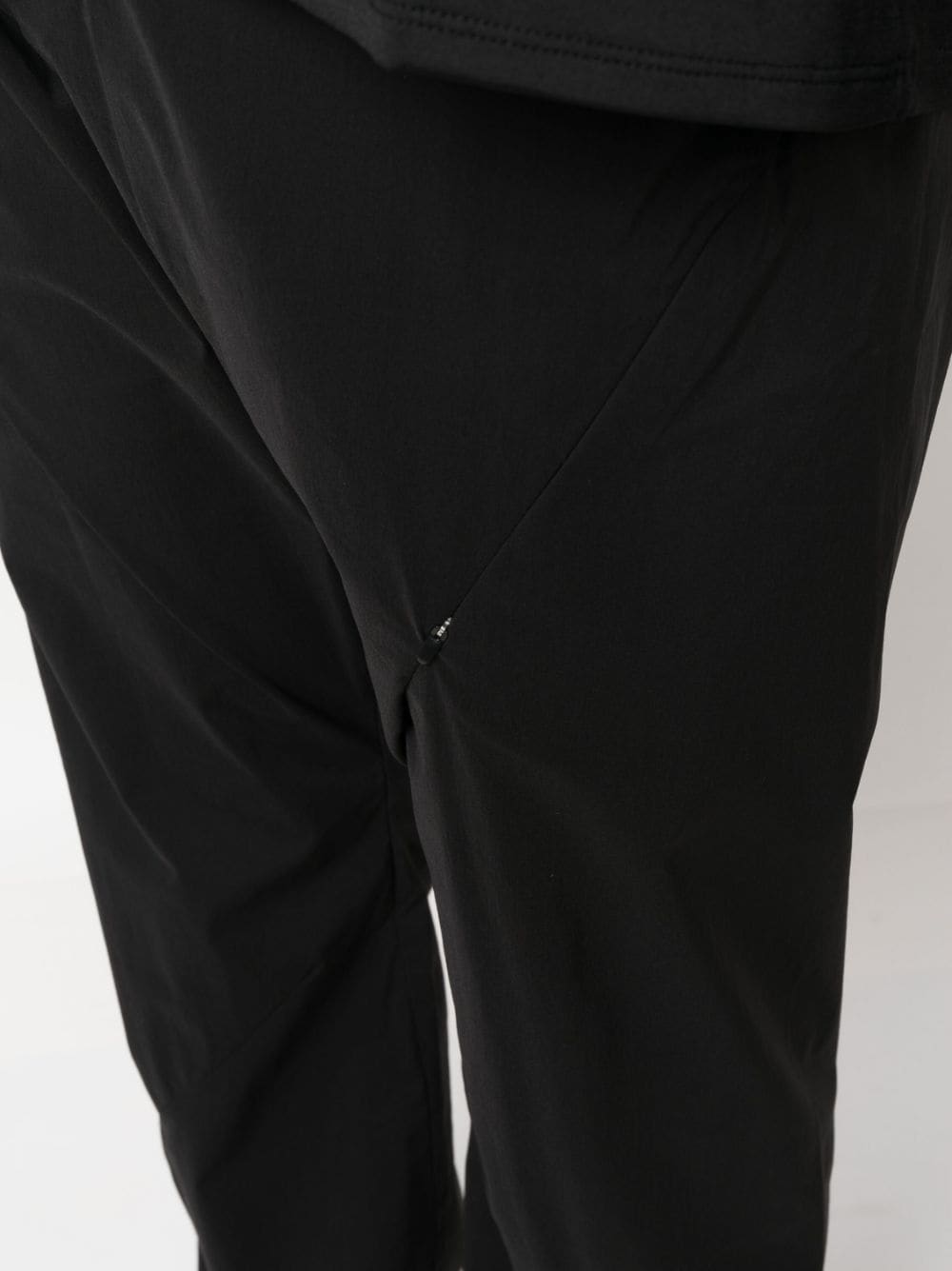 Zip-Details Flared Trousers