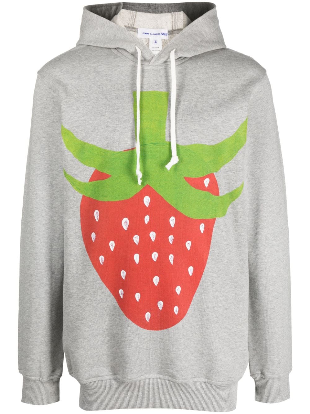 Fruit-Print Cotton Hoodie