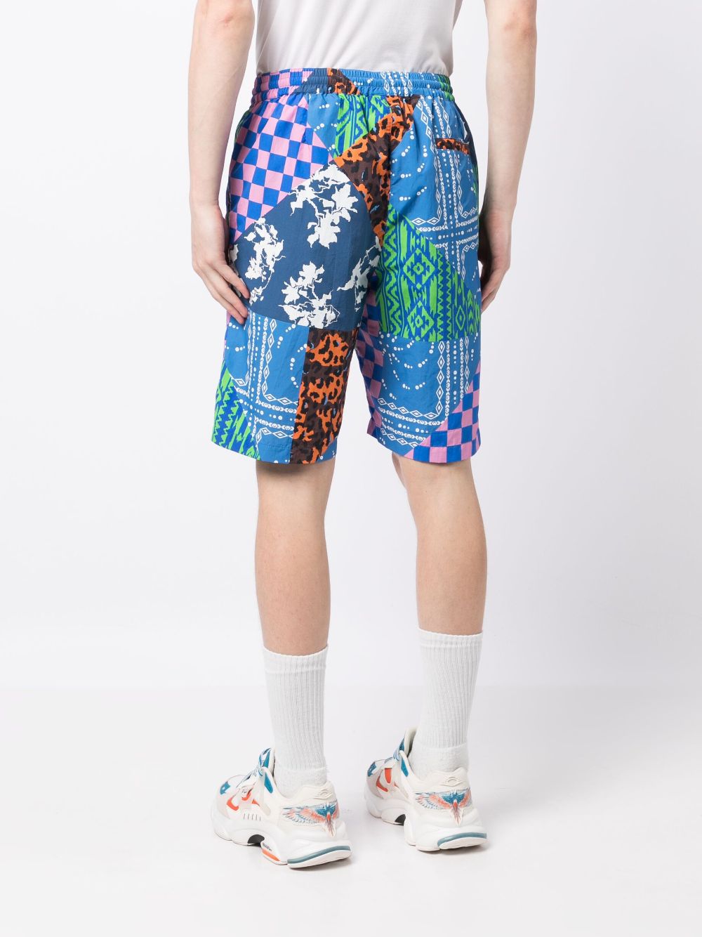 Multi-Panel Knee-Length Shorts