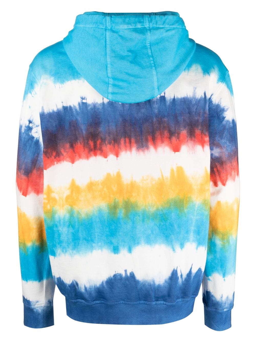 Tie-Dye Cotton Drawstring Hoodie