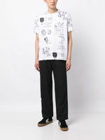 X Basquiat Graphic-Print Cotton T-Shirt