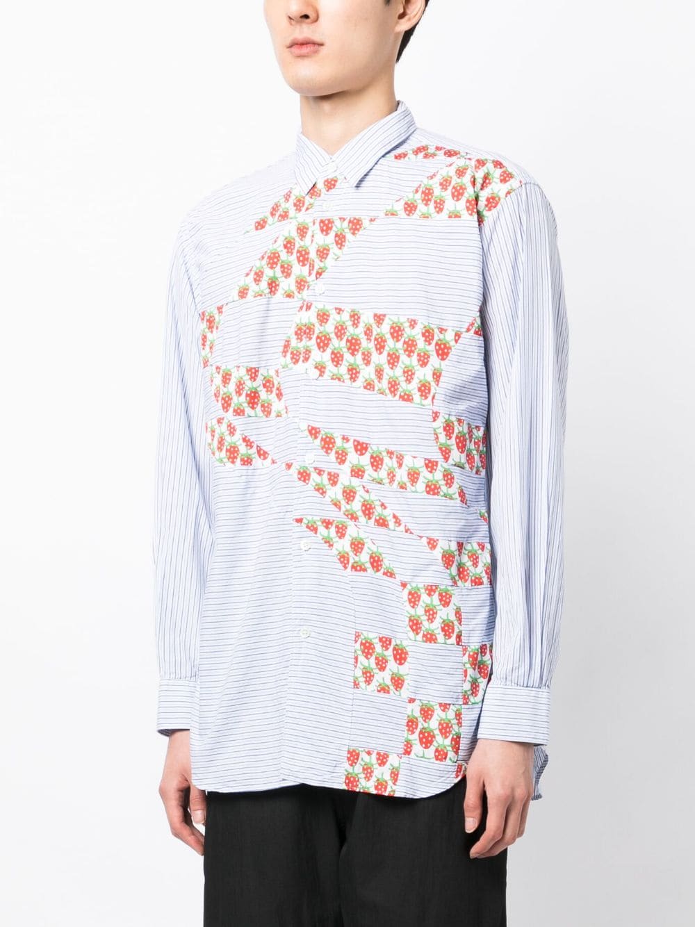 X Brent Westfall Strawberry Patchwork Shirt