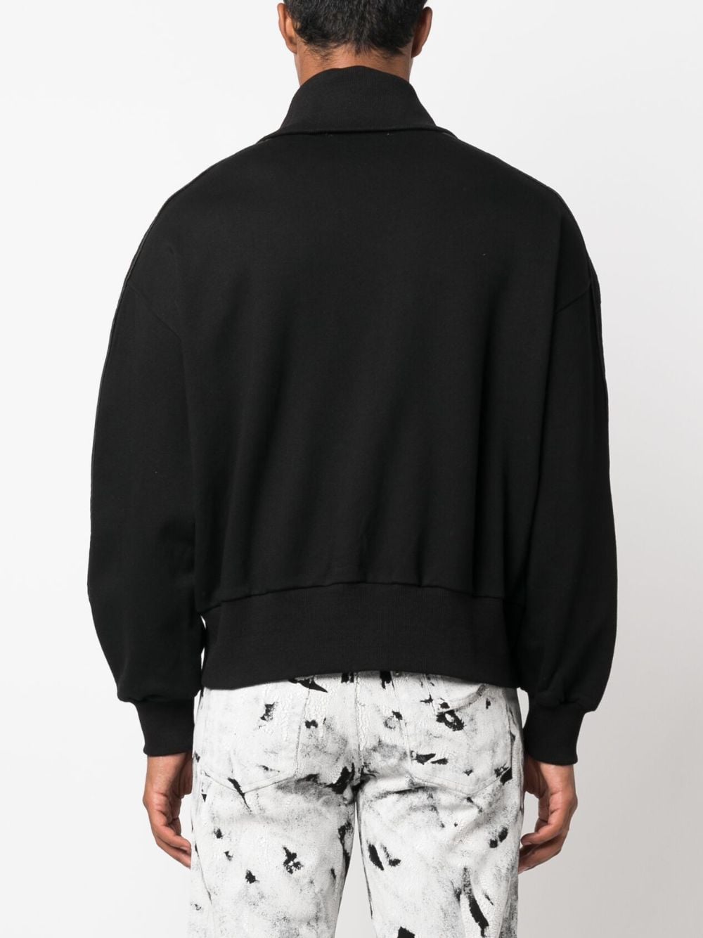 Logo-Embroidered Zip-Up Sweatshirt