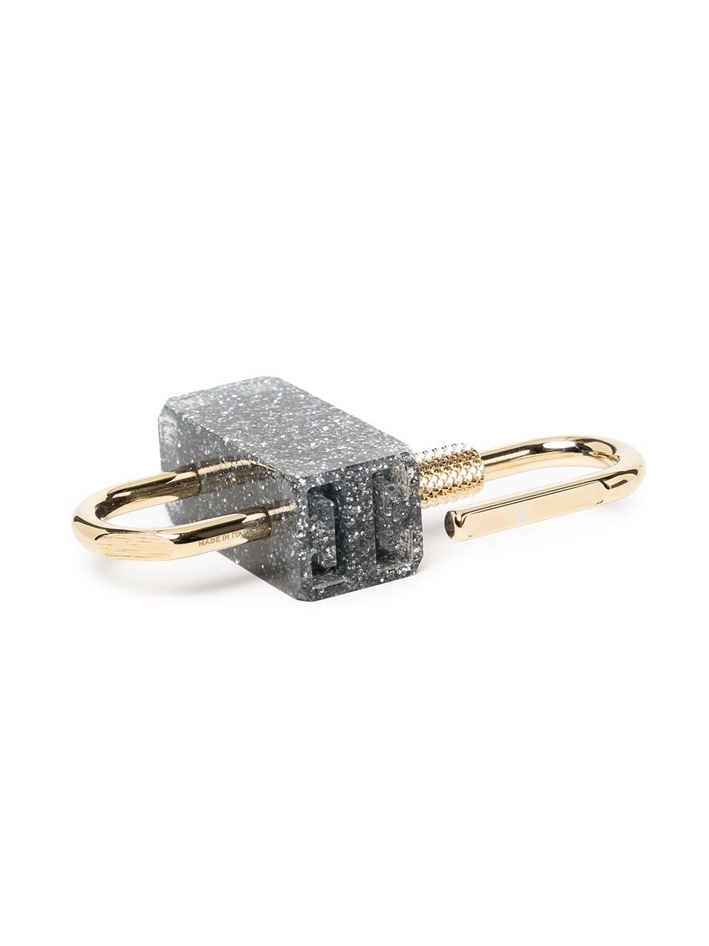 Two-Tone Glittered Padlock