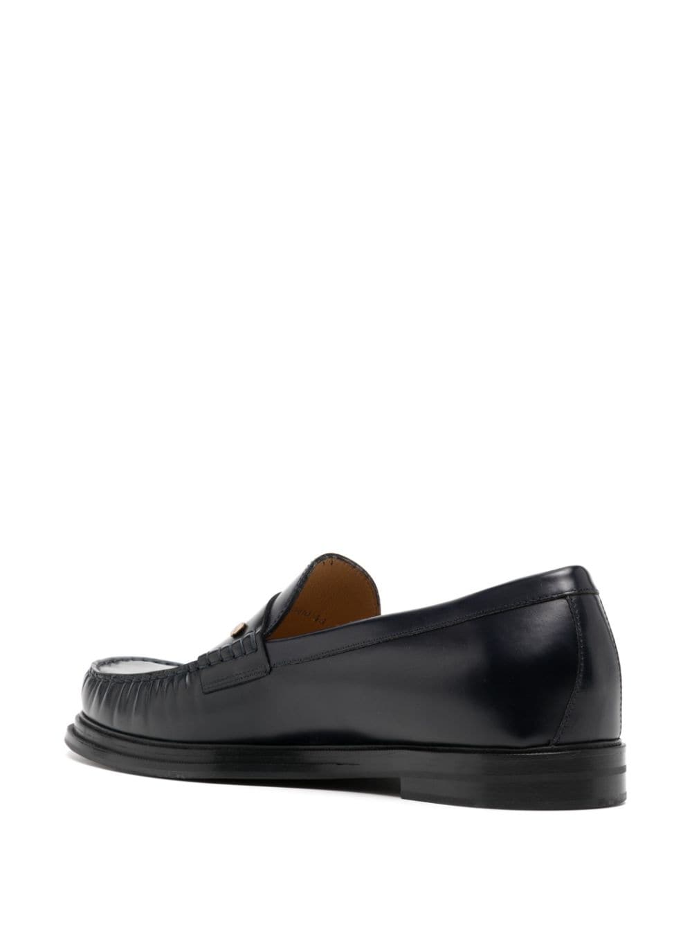 Penny-Slot Leather Loafers