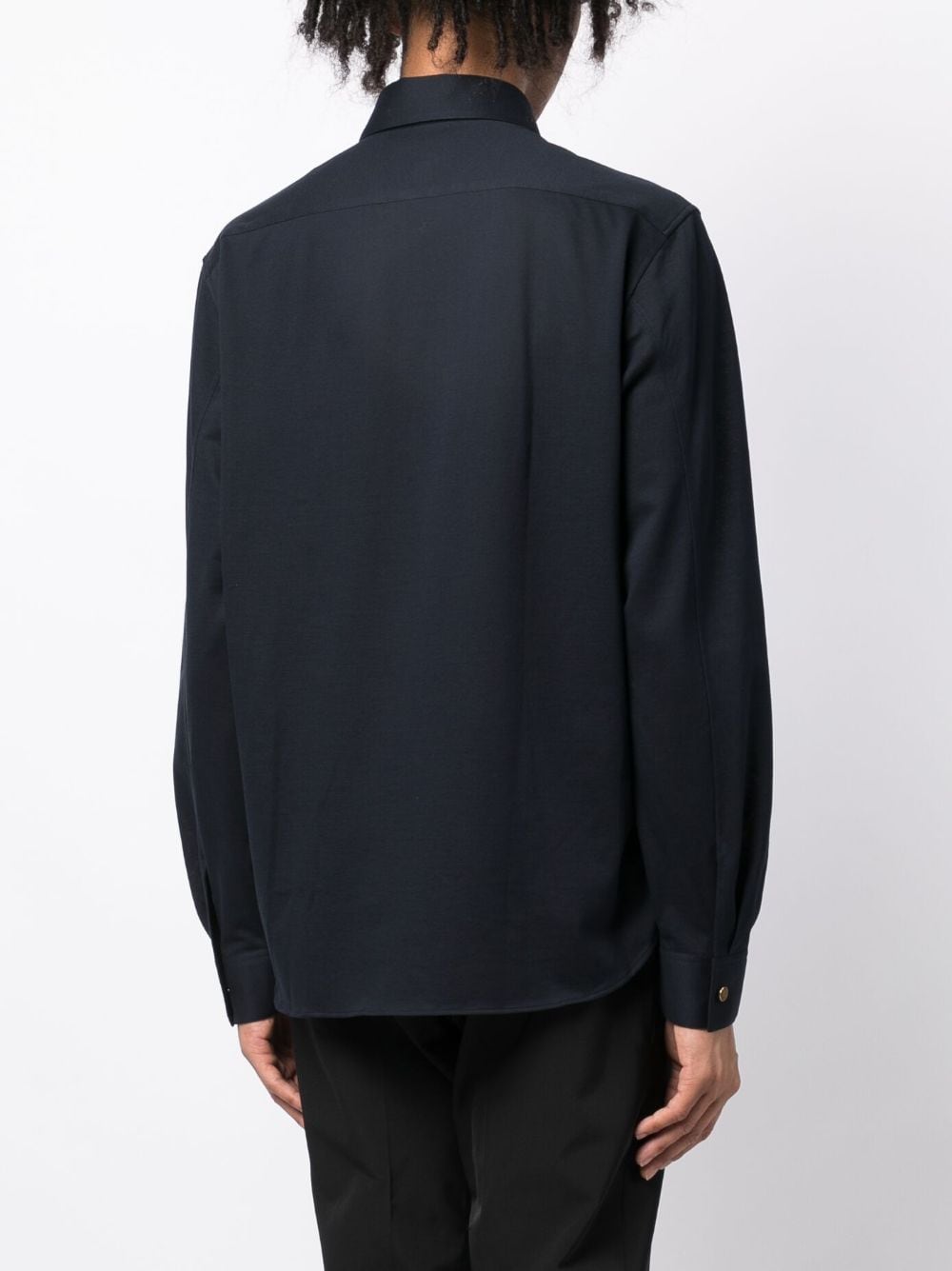 Long-Sleeved Cotton Shirt