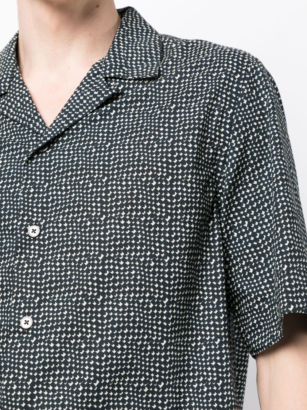 Graphic-Print Cotton Shirt