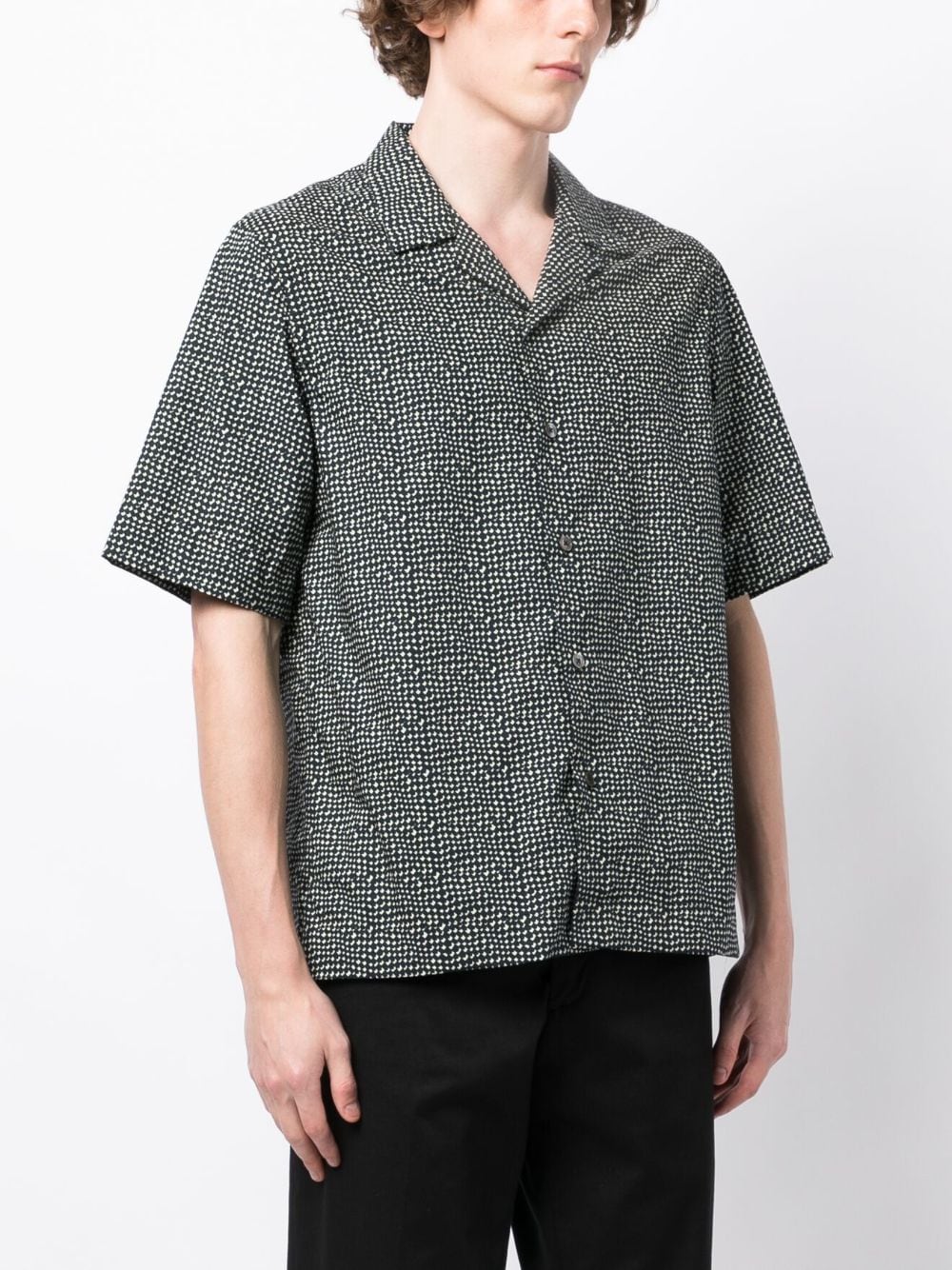 Graphic-Print Cotton Shirt