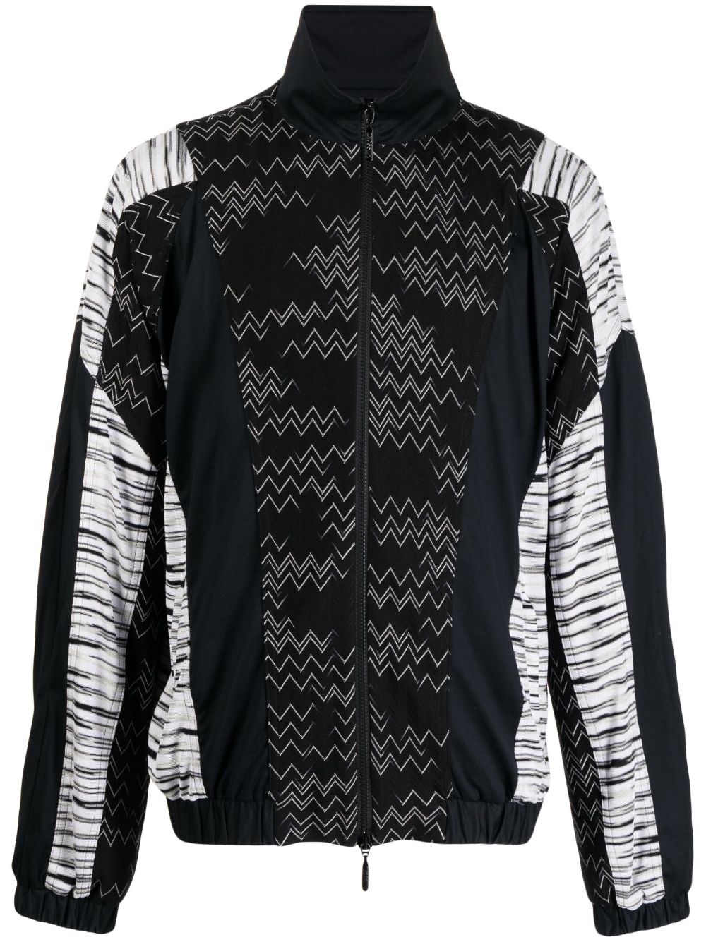 Zig Zag Zip-Up Jacket